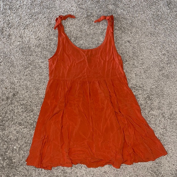 Coral Sleeveless Mini Dress - Picture 1 of 2